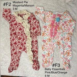 Baby girl Footies